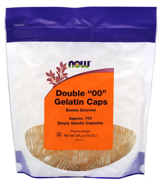 Now Empty Gelatin Capsules Size '00' – 750 Count 1