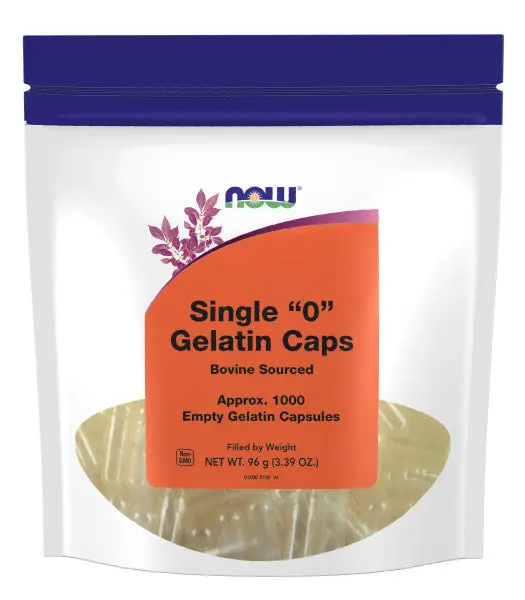 Now Empty Size '0' Gelatin Capsules – 1000 Count For Custom Formulations 1