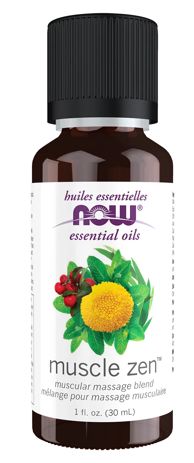 Now Essential Oil Blend - Muscle Zen Relaxation Formula (1 Oz) 1