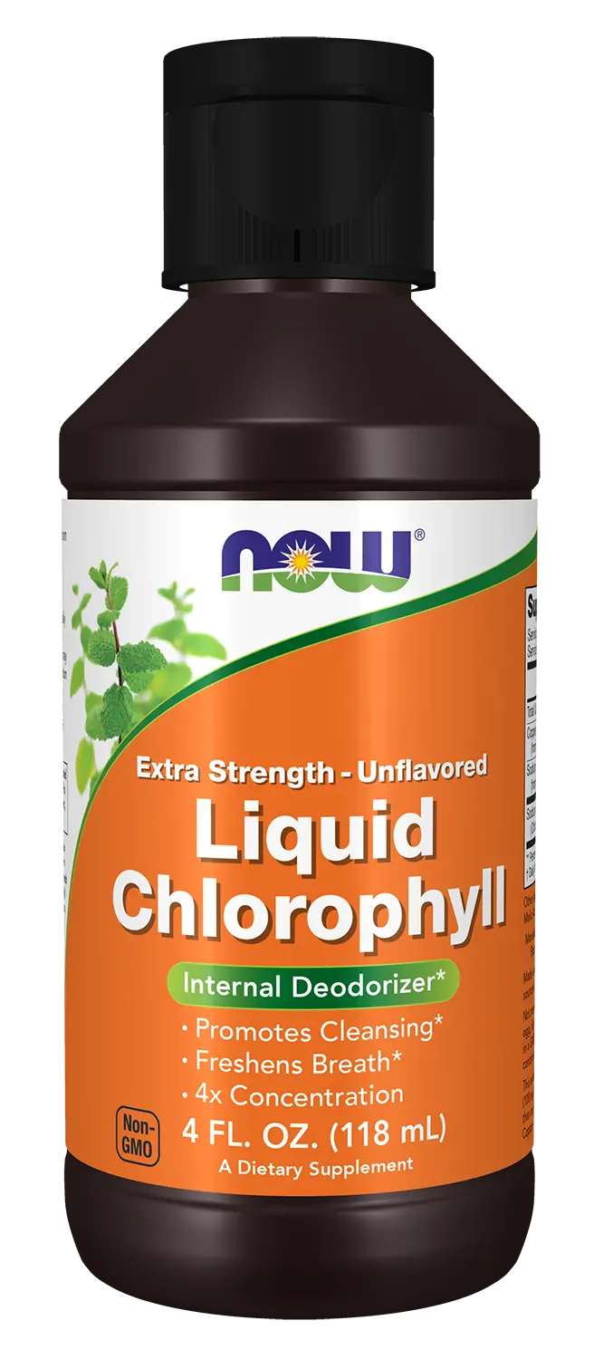 Now Extra-Strength Chlorophyll Liquid Drops – 4 Fl Oz Unflavored 1