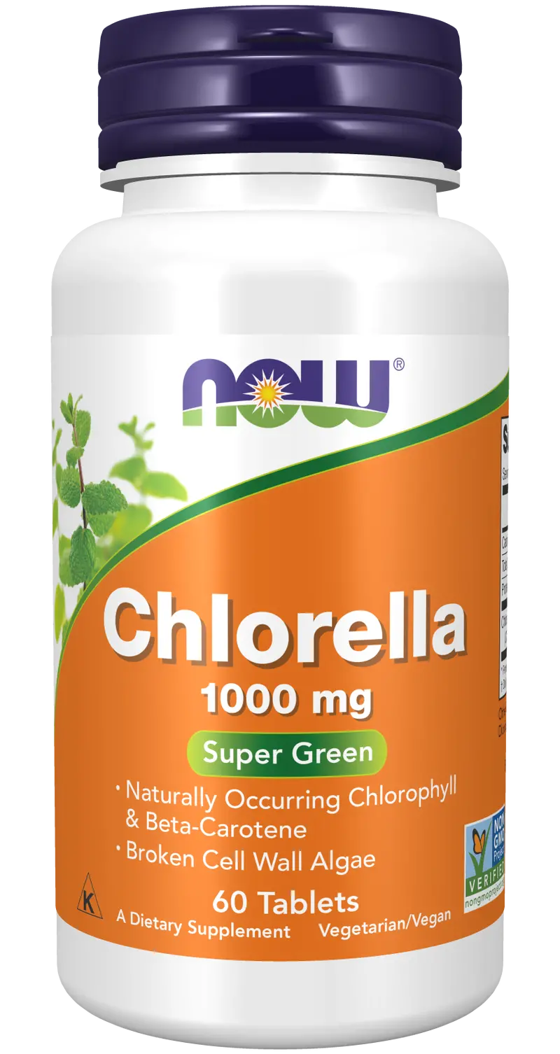 Now Foods Chlorella Tablets – 1,000 Mg, 60 Count 1