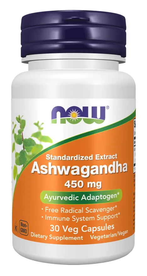 Now Organic Ashwagandha Root Extract Capsules – 30 Count 1