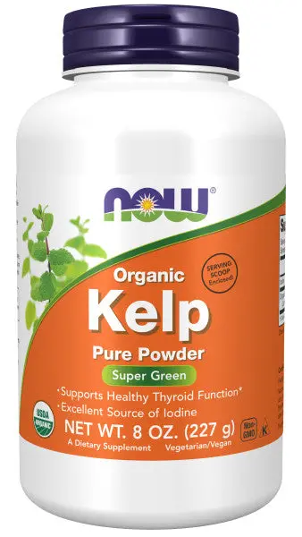 Now Organic Kelp Powder – 8 Oz Container 1