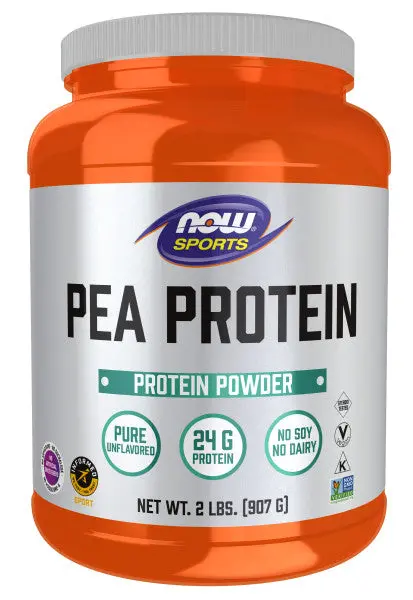 Now Pea Protein Powder – Unflavored, 2 Pound Tub 1