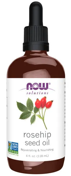 Now Rose Hip Seed Oil (4 Oz) 1