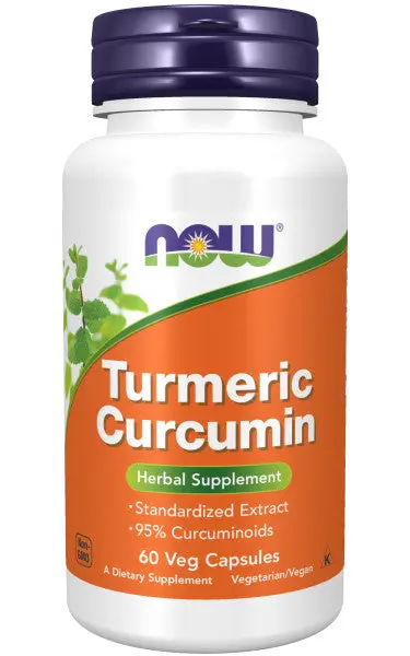 Now Turmeric Curcumin Veg Capsules – 60-Count Antioxidant Support 1