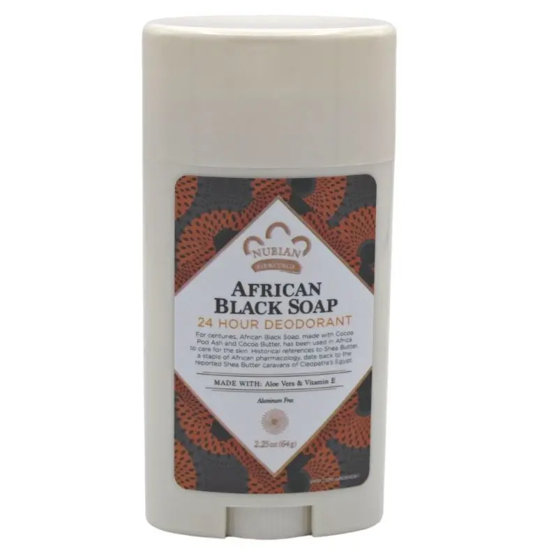 Nubian Heritage African Black Soap Deodorant Stick – 2.25 Oz (Discontinued) 1