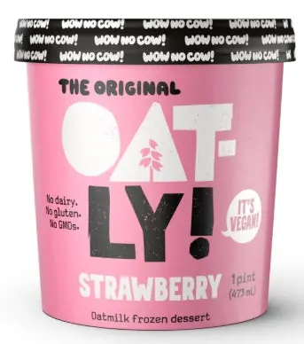 Oatly Strawberry Non-Dairy Frozen Dessert – 1 Pint 1
