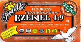 Organic Ezekiel 4:9 Sprouted Grain Bread – 24 Oz Loaf 1