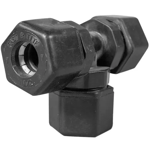 Parker Three-Way Tee Compression Fitting For 1/2-Inch Tubing 1