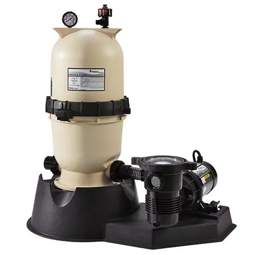 Pentair 1 Hp Pool Pump + Clean & Clear 100 Cartridge Filter Complete System 1