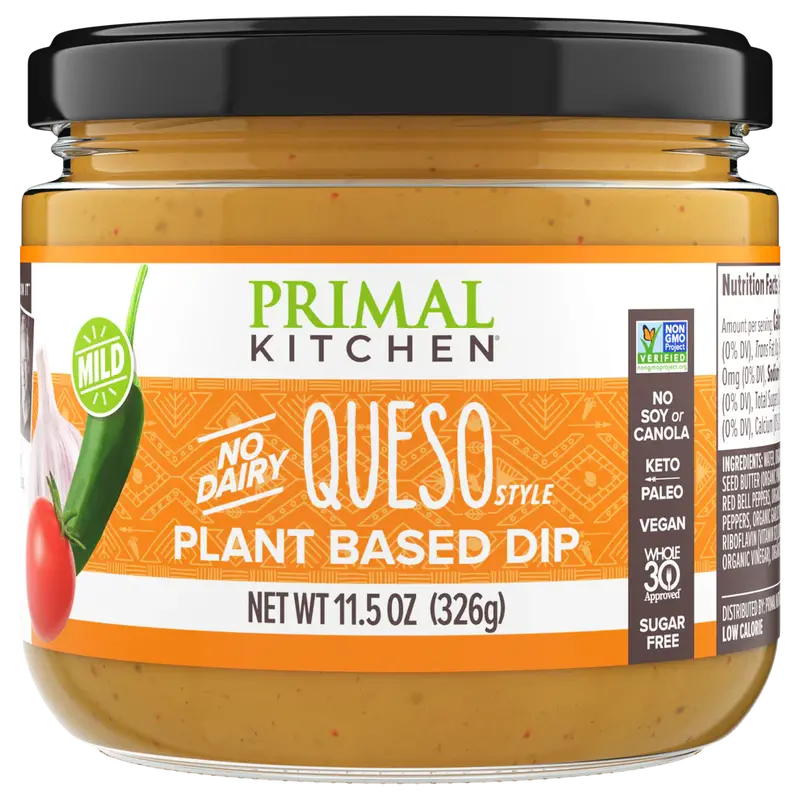 Primal Kitchen No-Dairy Queso-Style Plant-Based Dip – 11.5 Oz 1