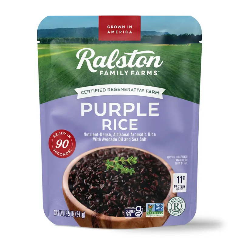 Ralston Family Farms Regenerative Purple Rice – 8.5 Oz 1