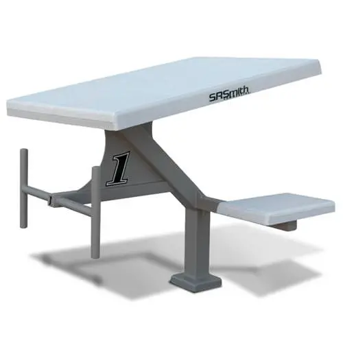 S.R. Smith Legacy Side-Mount Swimming Pool Starting Platform (Lsm-9999A) 1