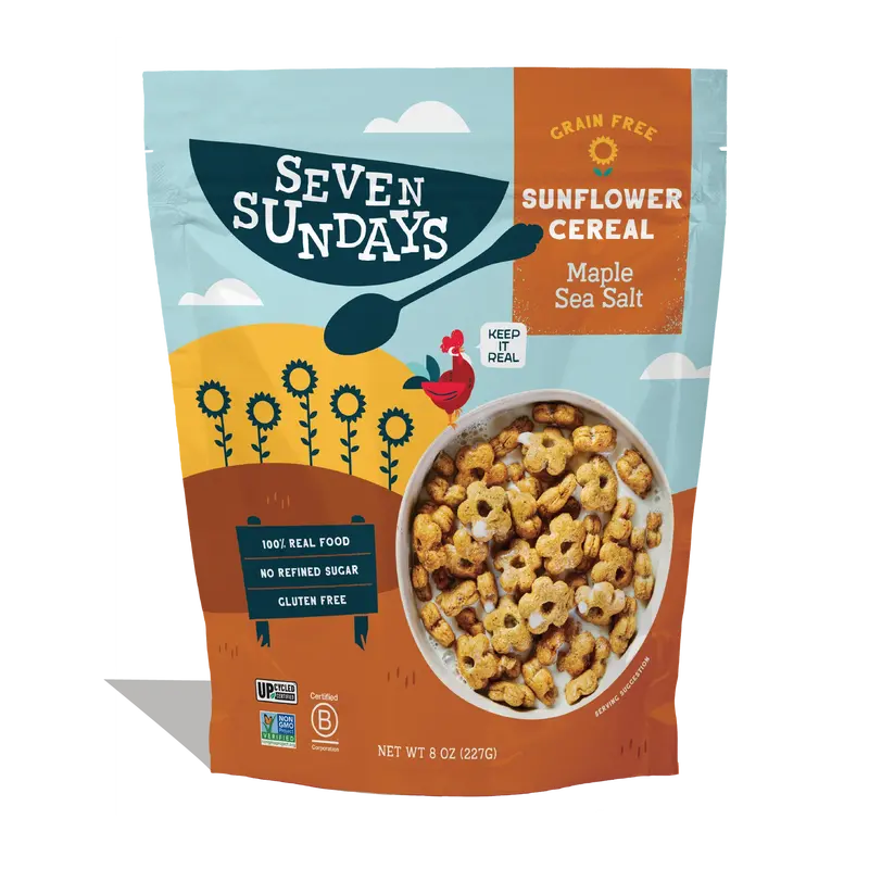 Seven Sundays Grain-Free Maple & Sea Salt Sunflower Seed Cereal – 8 Oz 1
