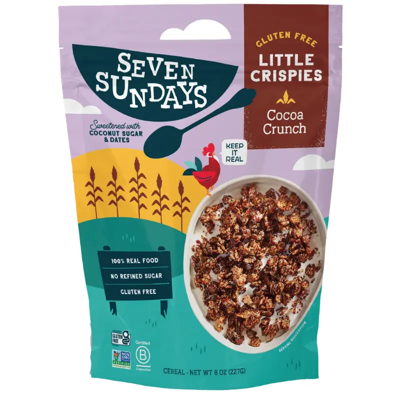 Seven Sundays Little Crispies Cocoa Crunch Cereal – 8 Oz Gluten-Free Breakfast Or Snack 1