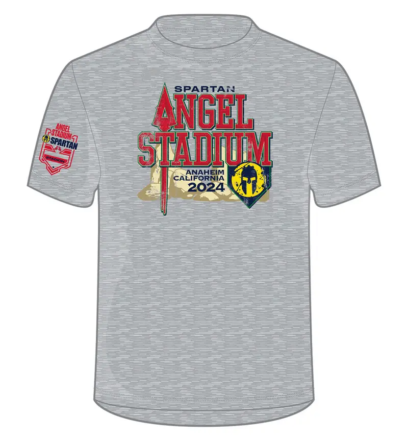 Spartan 2024 Angel Stadium Obstacle Race T-Shirt 1
