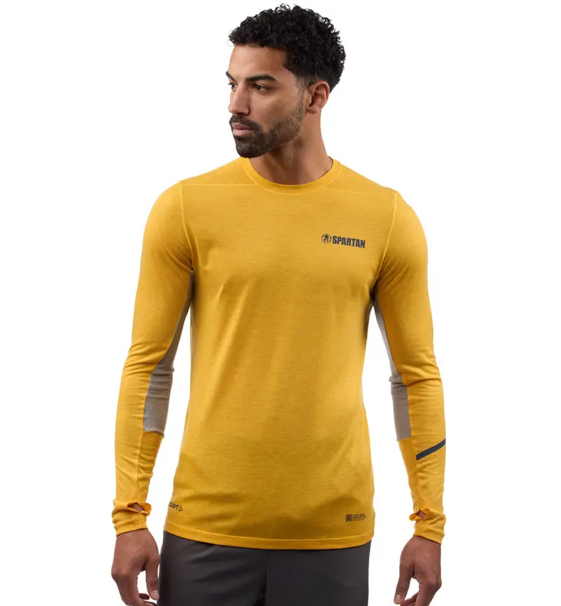 Spartan By Craft Men'S Subz Merino Wool Long-Sleeve Tee 1