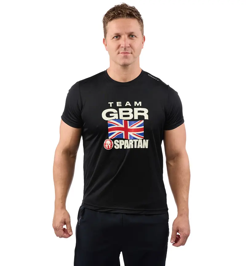 Spartan Great Britain Team Athletic Tee – Men'S Cut 1