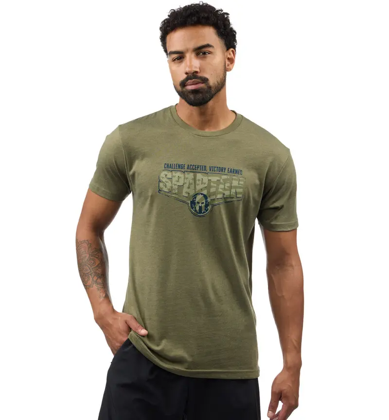 Spartan Patriotic Flag Graphic Tee – Men’S 1