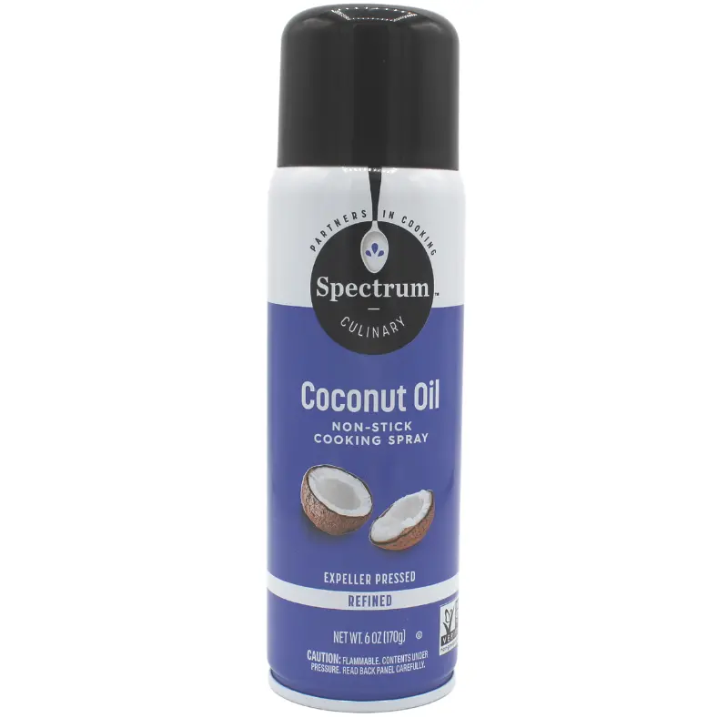 Spectrum Organic Coconut Oil Cooking Spray – 6 Oz Expeller-Pressed 1