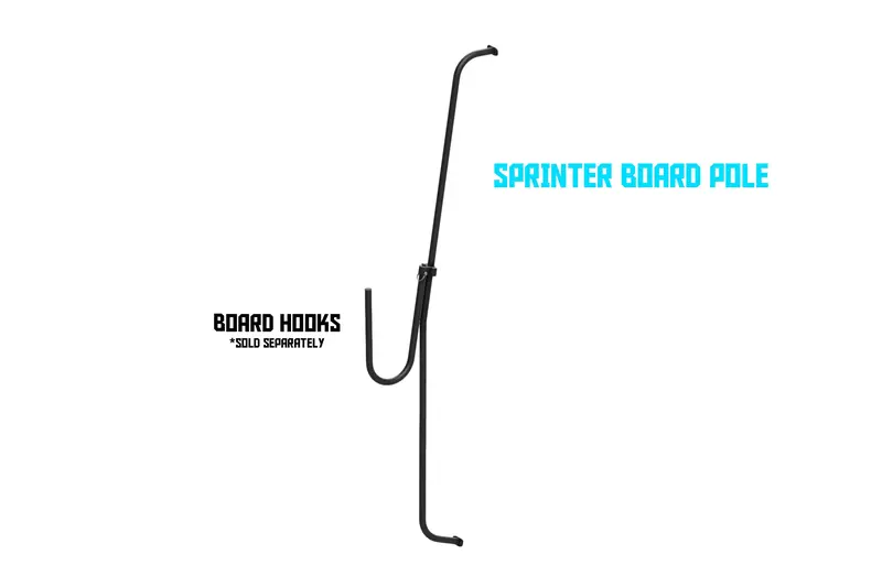 Sprinter Board Pole – Telescoping Support For Surfboards & Sups 1