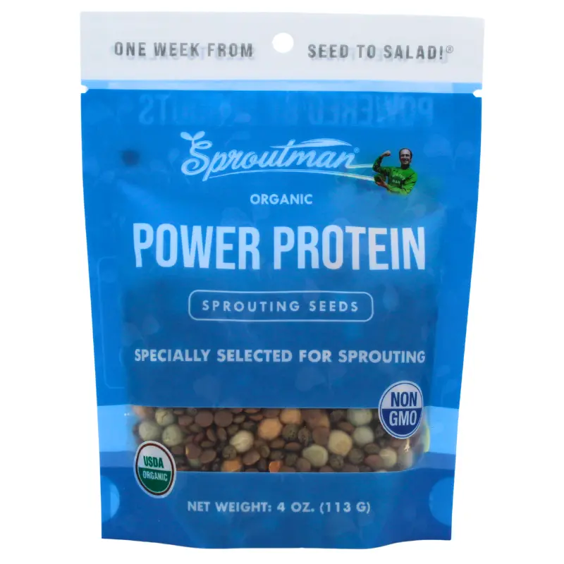 Sproutman Organic Power Protein Sprouting Blend, 4 Oz 1