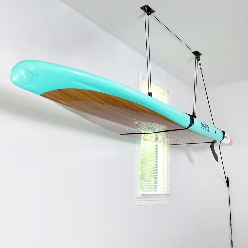 Sup And Surfboard Ceiling Hoist – 150-Pound Capacity, 14-Foot Lift 1