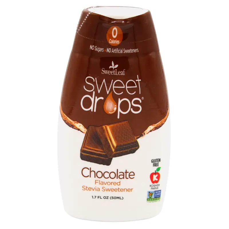 Sweet Leaf Stevia Chocolate Drops – 1.7Oz Bottle 1