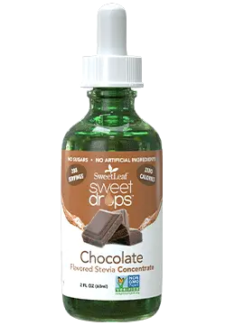 Sweetleaf Pure Chocolate Stevia Drops – 2 Fl Oz Bottle 1