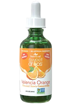 Sweetleaf Valencia Orange Stevia Drops – 2 Fl Oz Bottle 1