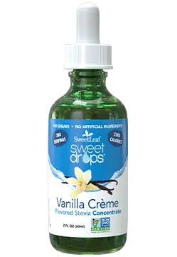 Sweetleaf Vanilla Crème Stevia Drops – 2 Fl Oz Bottle 1