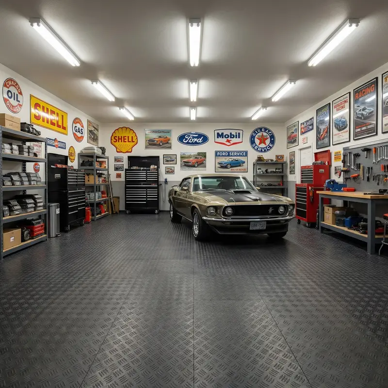 Syf™ Interlocking Garage Flooring Tiles – Durable Modular Surface System 1