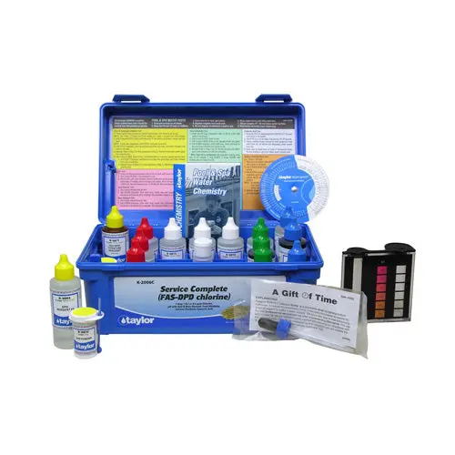 Taylor K-2006C High-Range Chlorine Fas-Dpd Test Kit With Cyanuric Acid 1