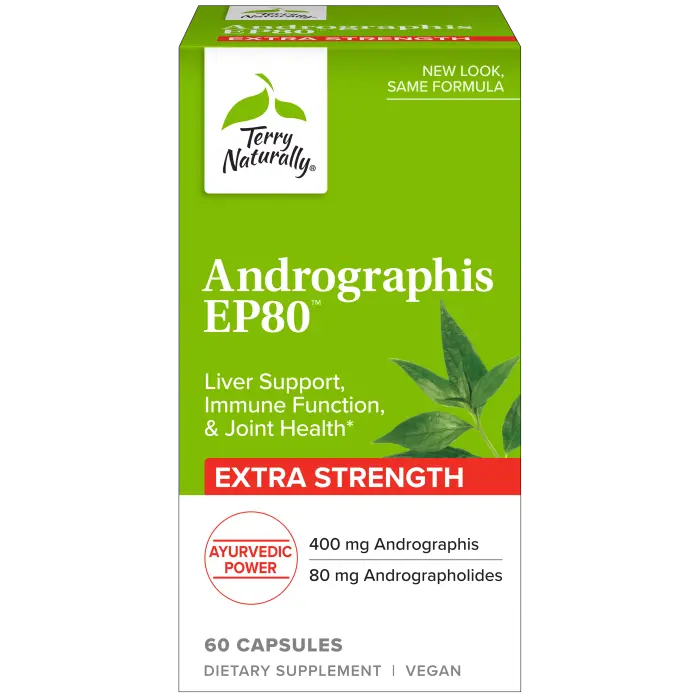 Terry Naturally Andrographis Ep80 – Extra Strength Immune Support, 60 Capsules 1