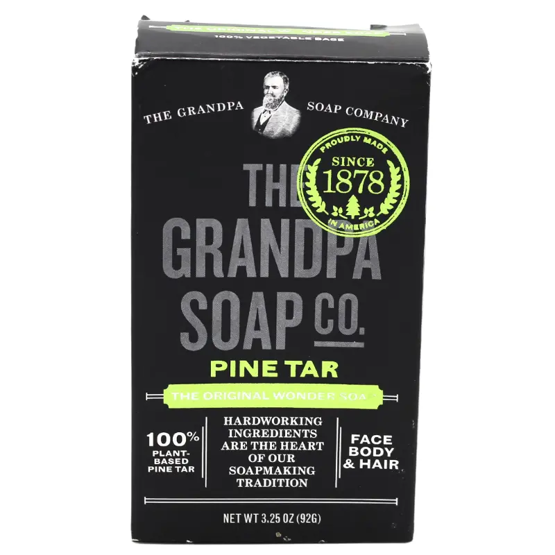 The Grandpa Soap Co Pine Tar Bar Soap – 3.25 Oz (Discontinued) 1