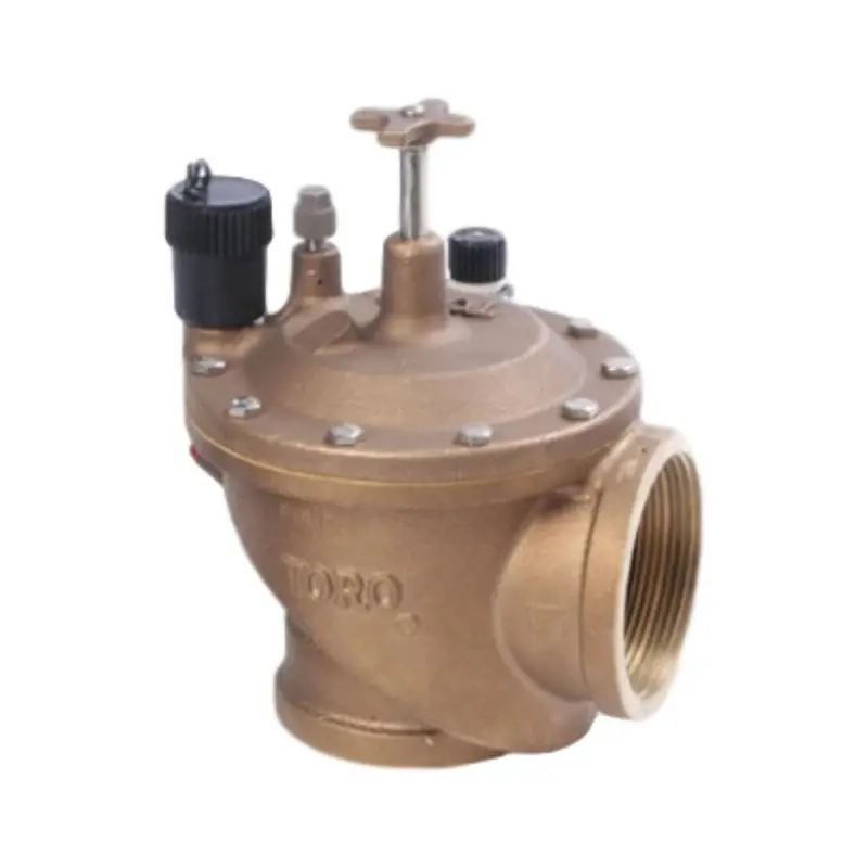 Toro 3-Inch Electric Angle Brass Irrigation Valve 1