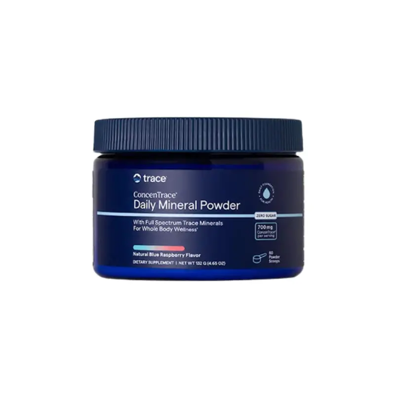 Trace Concentrace Daily Mineral Powder – Blue Raspberry Flavor, 12 Oz 1