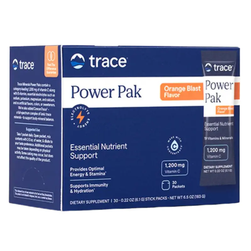 Trace Power Pak Orange Blast Vitamin Supplement – 30 Count 1