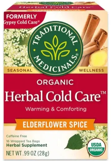 Traditional Medicinals Organic Cold Care Herbal Tea – 16 Count 1