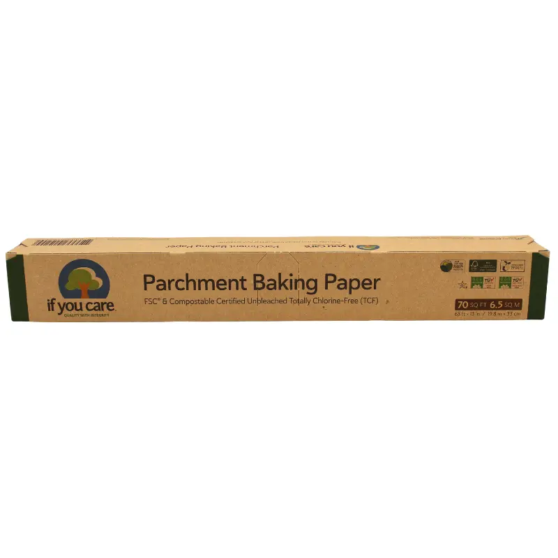 Unbleached Parchment Paper Roll – Eco-Conscious Baking Liner, 70 Sq Ft 1