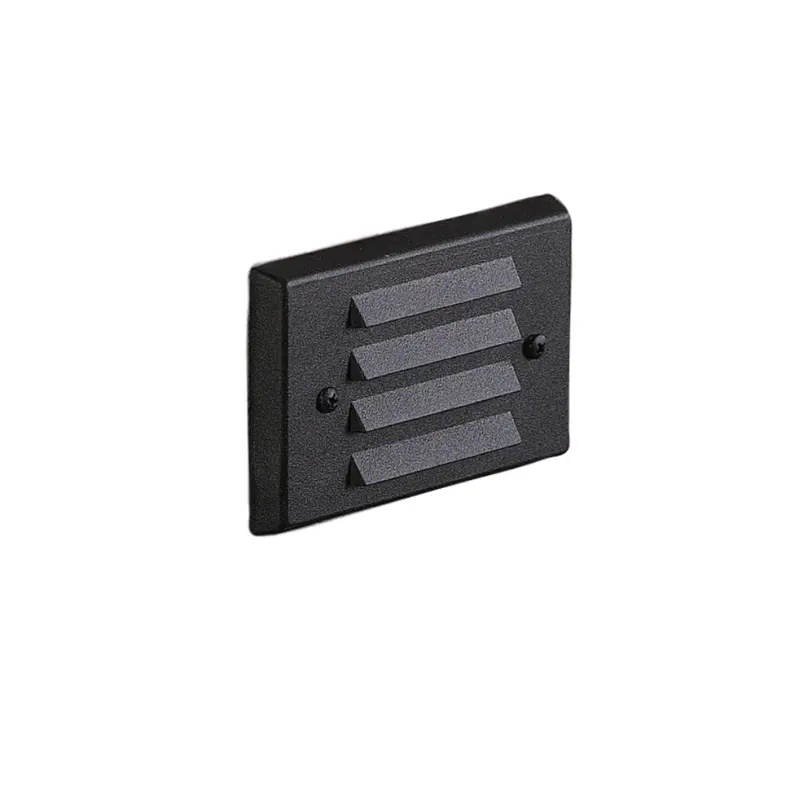 Vista Sl-4242-Z-Nl Architectural Bronze Louvered Recessed Step Light (No Lamp) 1