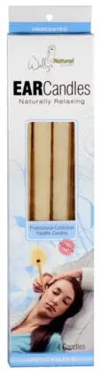 Wally'S Natural Unscented Paraffin Ear Candles, 4 Count 1
