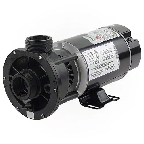 Waterway Center-Discharge 1 Hp Single-Speed Spa Pump – 1.5" Suction (Model 3410410-15) 1
