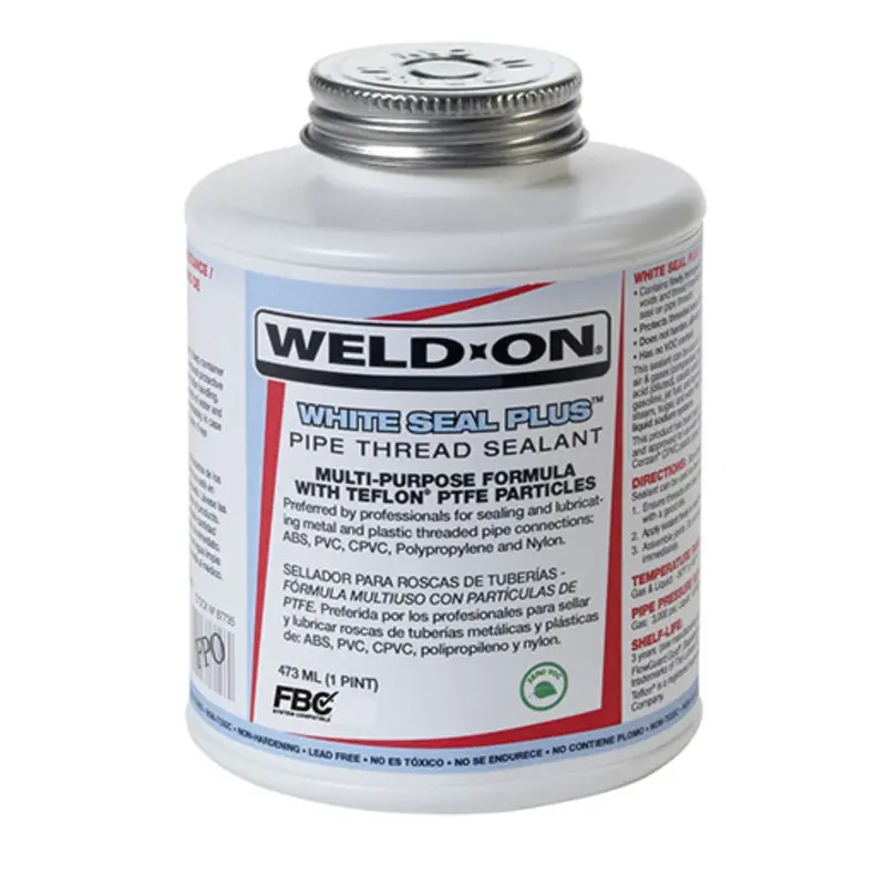 Weld-On 87735 White Seal Plus Multi-Purpose Pvc Solvent Cement – 1 Pint 1