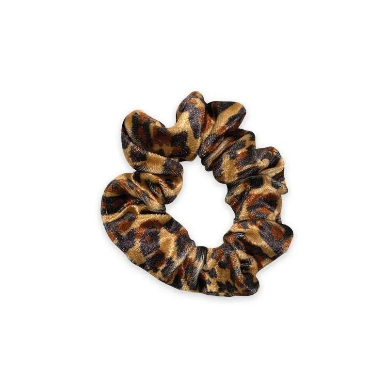 Wild-Inspired Mini Scrunchie – Brown And Tan 1