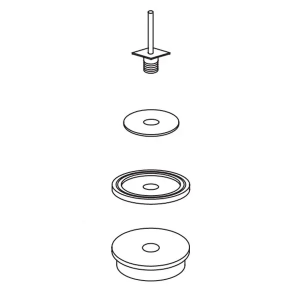 Wilkins 977-300 Poppet Assembly Replacement Part 1