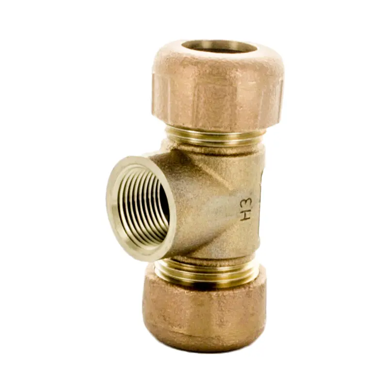 Wilkins Lead-Free 1/2-Inch X 3/4-Inch Solvent Weld Tee Fitting 1