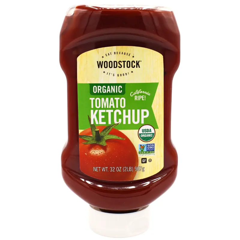 Woodstock Organic Tomato Ketchup – 32 Fl Oz Non-Gmo, Gluten-Free Condiment 1
