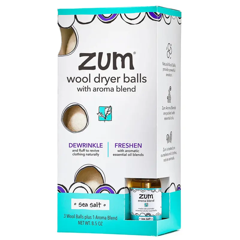 Zum Sea Salt Wool Dryer Balls – 8.5 Oz 1